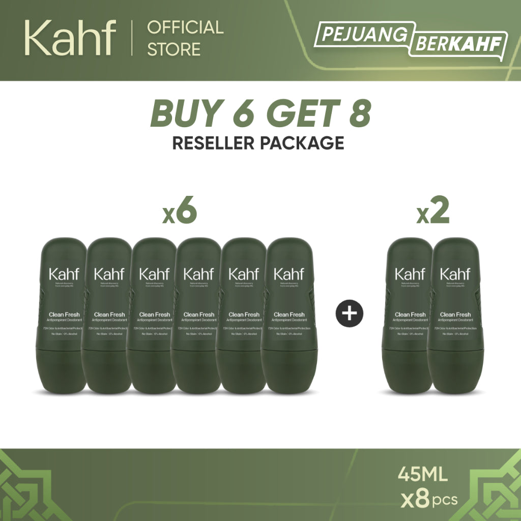 [BUY 6 GET 8] Kahf Reseller Package Deodorant & Face Wash