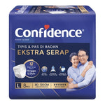 Confidence Popok Celana Dewasa Ekstra Serap M10/L8/XL6 pcs