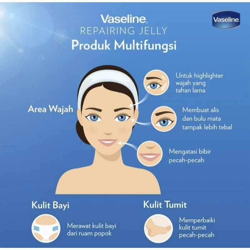 Vaseline Repairing Jeli Petroleum Original 50 ml