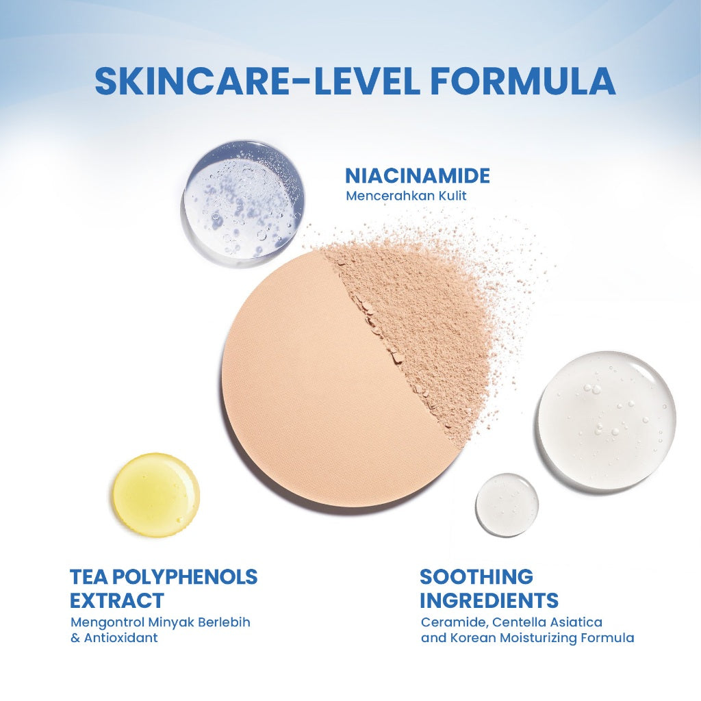 YOU Cloud Touch Dreamy 3 in 1 Two Way Cake Bedak Padat Two Way Cake Makeup