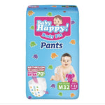Baby Happy Body Fit Pants Popok Celana Bayi M 32 pcs