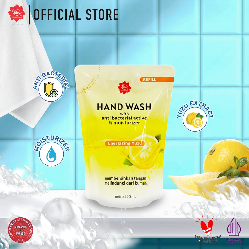 Viva Refill Hand Wash ANTI BAKTERI & ANTI KUMAN - 250 ml (tersedia 3 Varian)