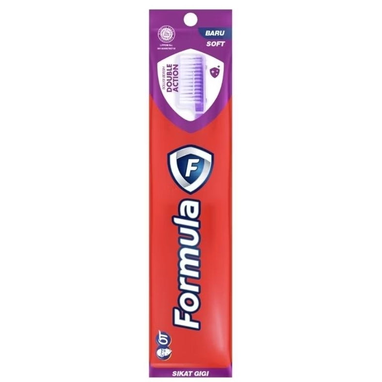 Formula Sikat Gigi Silver Protector Double Action Soft