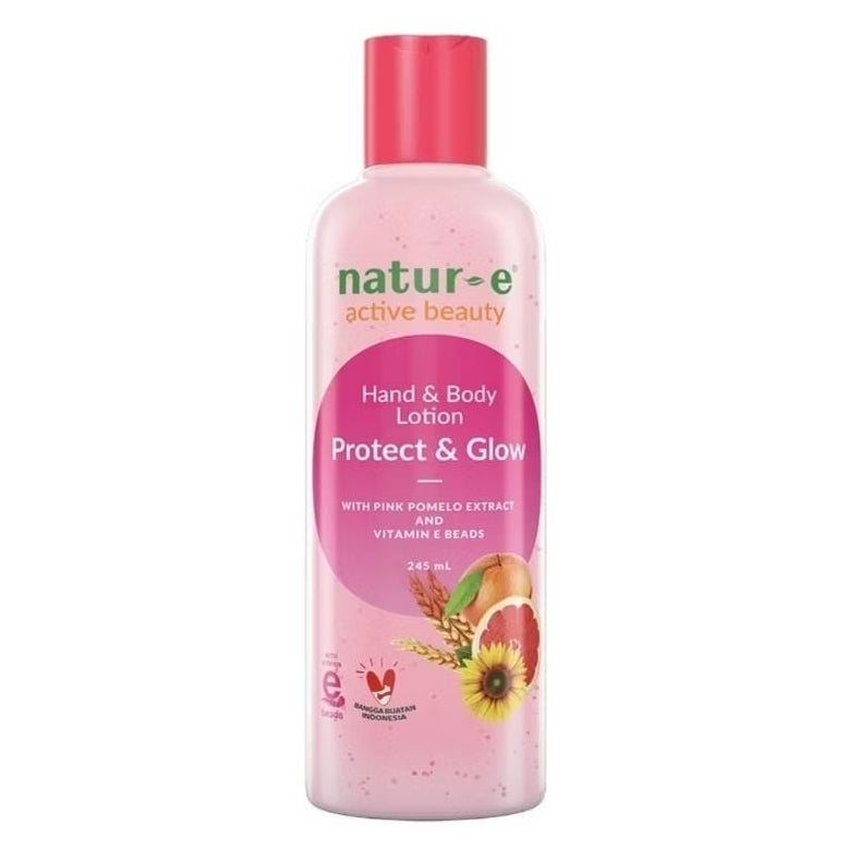Natur-E Active Beauty Lotion Pelembap Tubuh Protect & Glow / Nourishing Revitalizing 245 ml