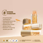 NEW BUNDLE - NPURE Centella Asiatica Flawless Matte Power Cushion + Power Glow Lip Oil Rose Pink Marigold Peach / Set Makeup / Daily Use / Makeup Harian / Makeup kulit Berjerawat / Makeup Bibir Kering