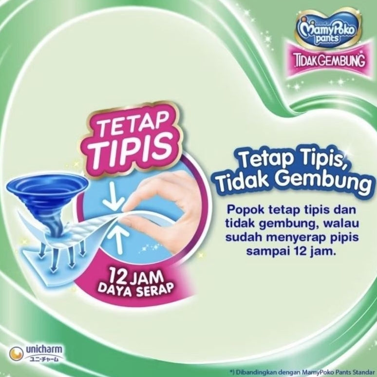 Mamy Poko Popok Celana Bayi Pampers Tidak Gembung L 28 pcs