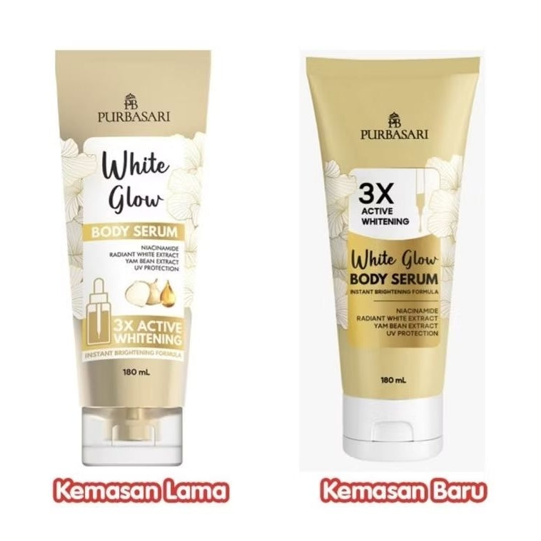 Purbasari White Glow Serum Pelembap Tubuh Tube 180 ml