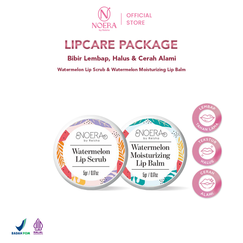 Noera Package Lip Balm & Lip Scrub