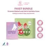Noera Paket Collagen Drink Improved Formula & Exfoliating Foot Mask