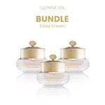 Glowsicha Bundle 3pcs Day Cream - Krim Siang Cerah Glowing Niacinamide Pearl Extract Skincare Harian Mencerahkan Krim Wajah Pagi Instan Cerah Lembut Halus Melembabkan Anti Kusam Krim Siang Harian BPOM Moisturizer Lengkap