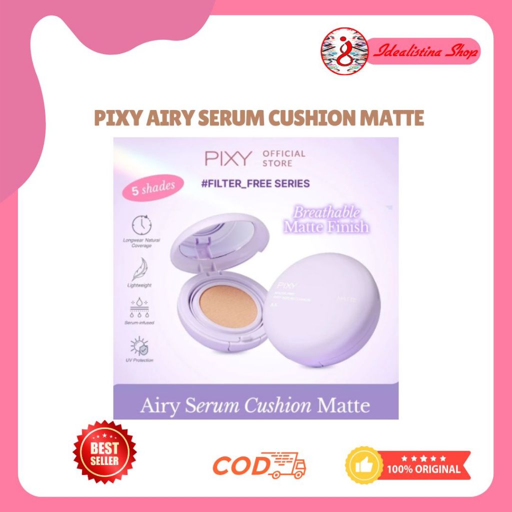 Pixy Airy Serum Cushion Matte Dengan Niacinamide