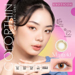Exoticon Softlens Brown Series II | Soflens Cokelat | Soflens Korea | Soflens Minus