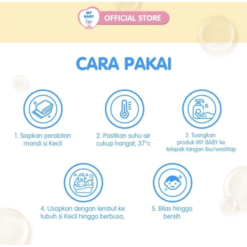 My Baby Sampo & Sabun Mandi Bayi Refill 375 ml