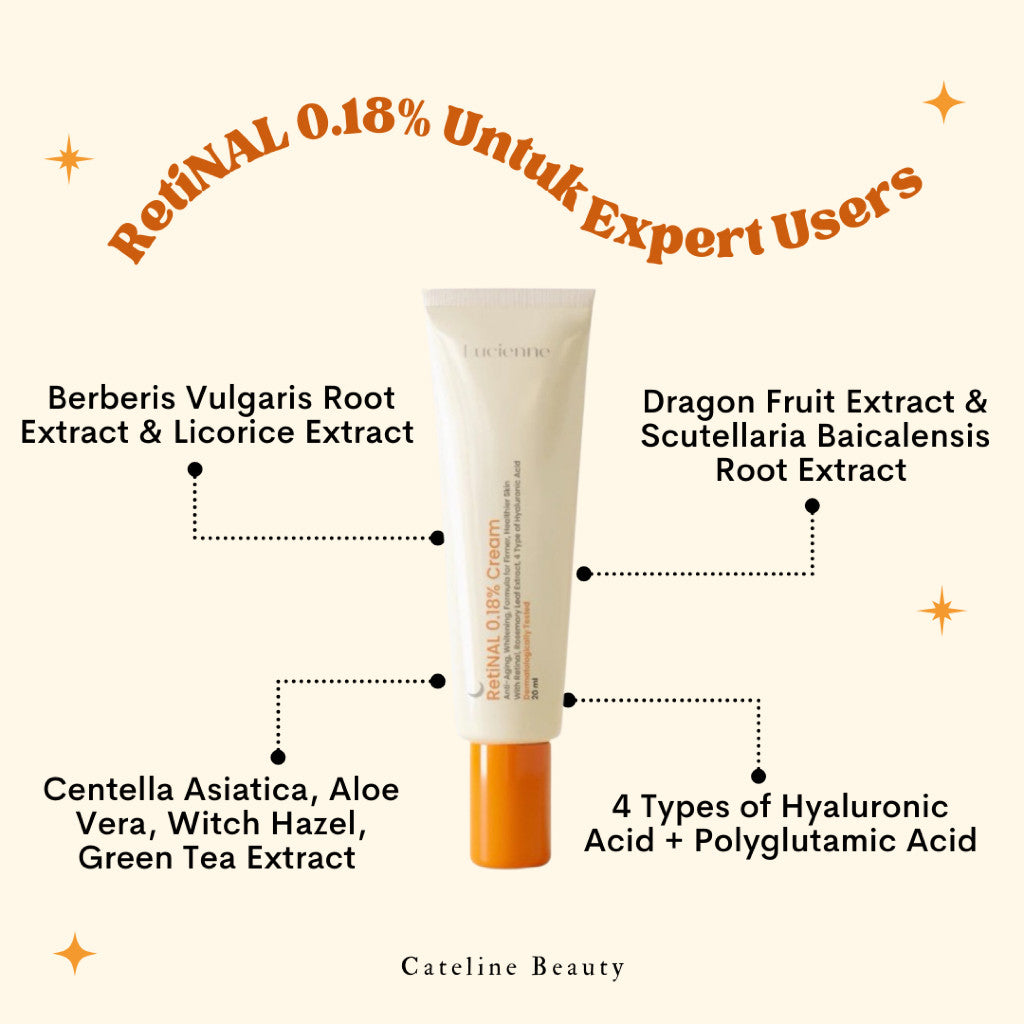 Lucienne RetiNAL 0.18% Cream - Whitening Night Cream (Expert User) / Retinal 0.18%