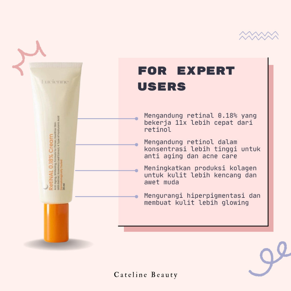 Lucienne RetiNAL 0.18% Cream - Whitening Night Cream (Expert User) / Retinal 0.18%
