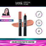 [TINTINTINWIN'S PICKS] MAKE OVER Color Stick Matte Crayon 2.6 g - Lipstick Lipstik Bibir Matte untuk Base Ombre BEST SELLER