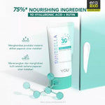 Era 2000- Y.O.U Sunbrella Sunscreen Series | Triple UV, 2% Niacinamide Brightening, Tone Up, Acnecare, Airy Outdoor