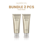 Glowsicha - Brightening Facial Wash Sabun Cuci Muka Cleanser skincare face wash Mencerahkan Melembabkan Pembersih Wajah cleansing balm exfoliating  Facial Foam Bright Cleanser Lembut Cerah Bebas Minyak Anti Kusam Glowing Skincare Harian Kulit Cerah