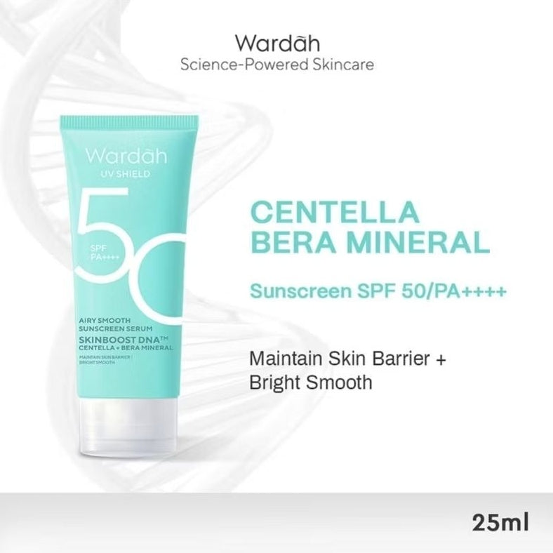 Wardah UV Shield Sunscreen Serum Wajah Airy Smooth SPF 50 25 ml