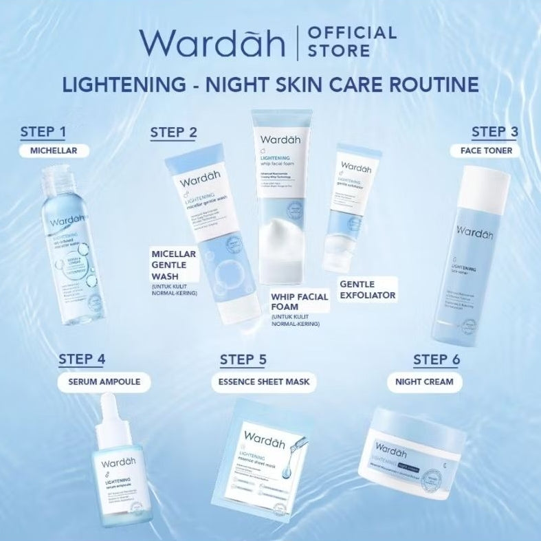 Wardah Lightening Pembersih Wajah Whip Foam 100 ml