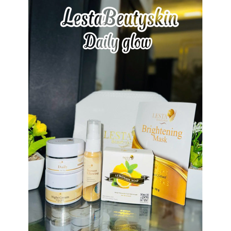 Lesta Beautyskin Daily Glow Krim Cerah Dan Lindungi