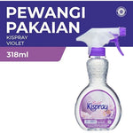 Kispray Violet Pelicin & Pewangi Pakaian Botol 318 ml