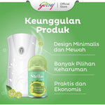 Stella Pengharum Ruangan Otomatis Alat + Refill 225 ml