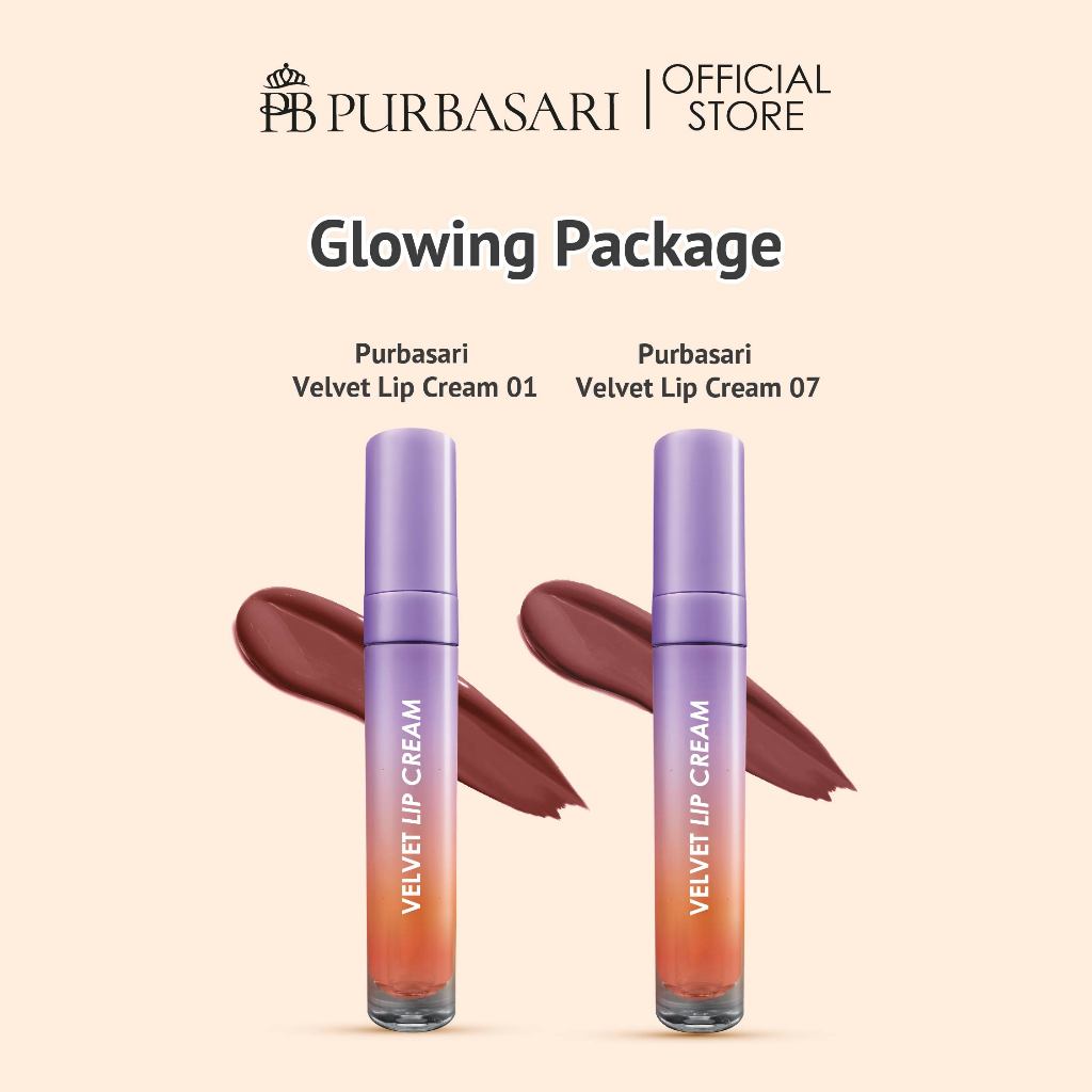 Purbasari Velvet Lip Cream Ombre Package