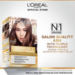 L'Oreal Paris Excellence Fashion Ultra Light Advance Ultra Care (Cat / Pewarna Rambut Permanen) - EXCELLENCE FASHION 6.31