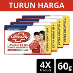 Lifebuoy Sabun Mandi Batang 10 4 x 60 g
