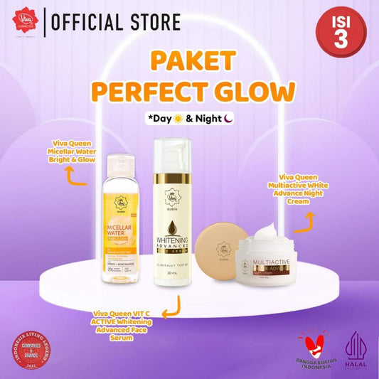 [PROMO] Paket VIT C ACTIVE Perfect Glow with NIACINAMIDE, Vit B3 (isi 3 pcs)