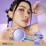 SOMETHINC [2 PCS] Refill CoverBlur Pro Filter Breathable Cushion SPF 40 PA++++ & Ceraplump Tinted Lip Balm SPF25 PA++++