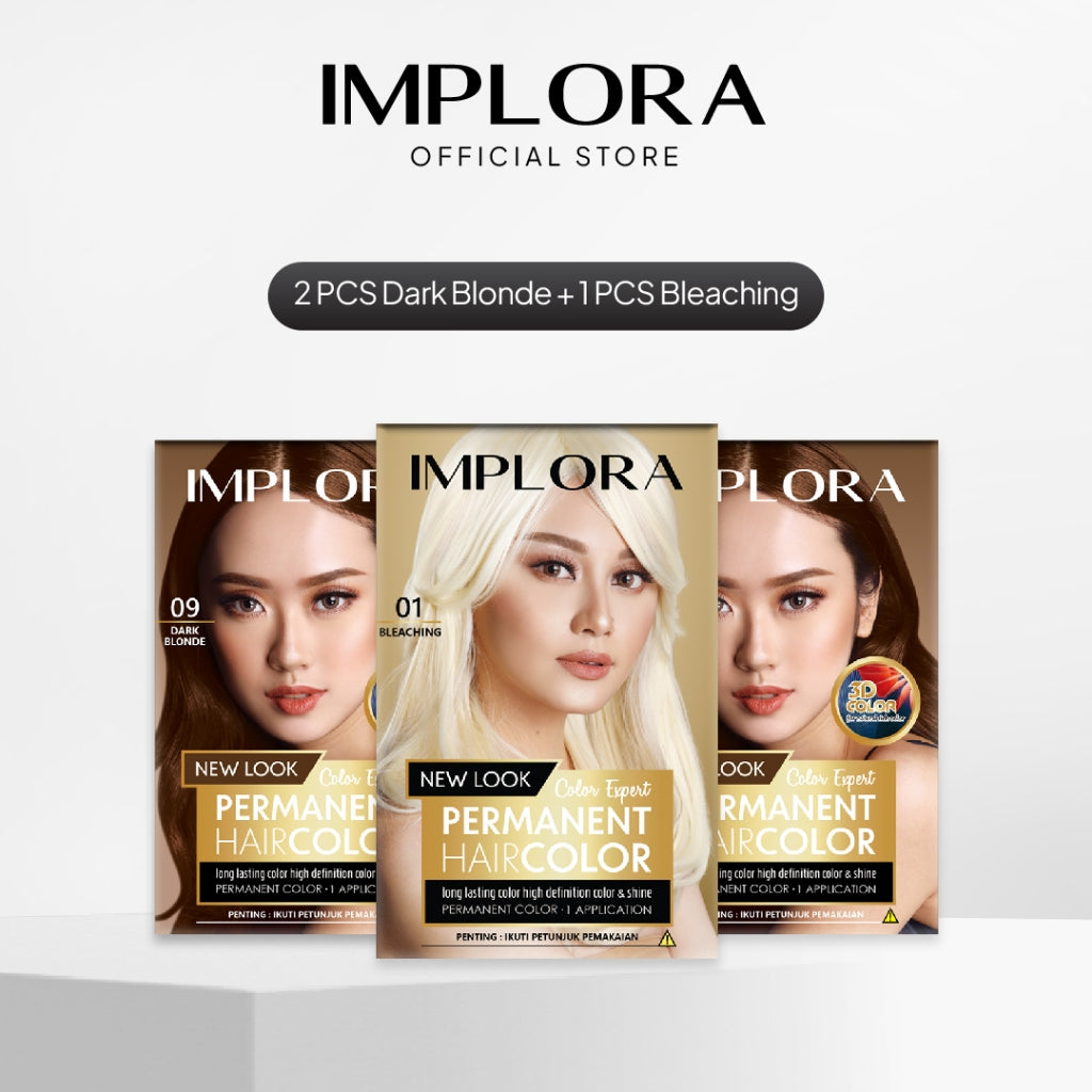 [3 PCS] Implora Permanent Hair Color