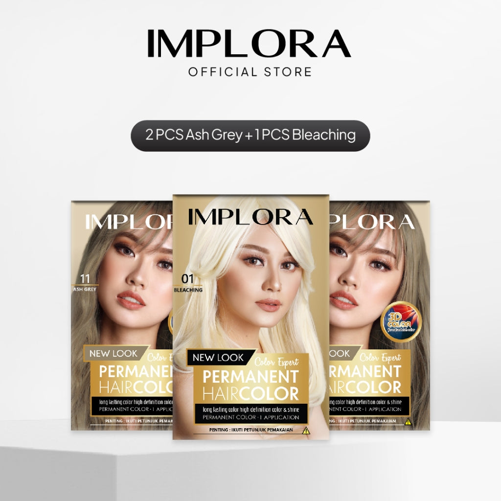 [3 PCS] Implora Permanent Hair Color