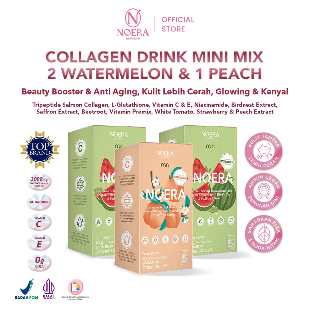 Noera Bundling 3 Box Collagen Drink Mini Improve Formula