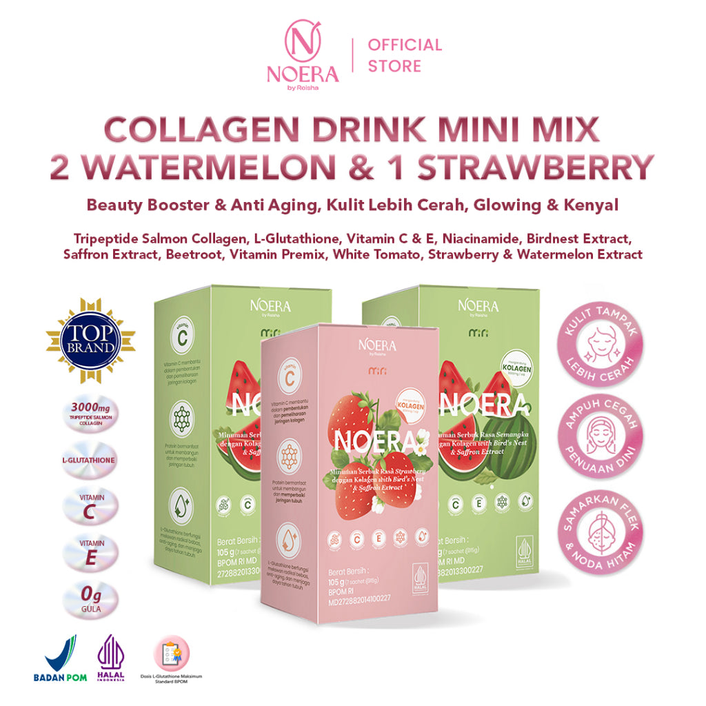 Noera Bundling 3 Box Collagen Drink Mini Improve Formula