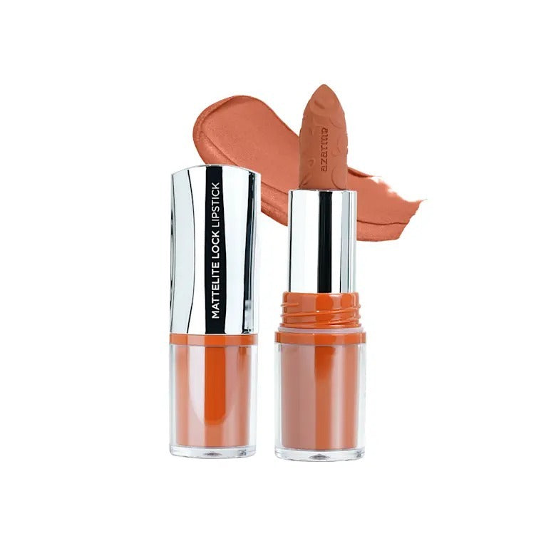Azarine Mattelite Lock Lipstick 4 Gr | Smudgeproof Transferproof Smooth & Lightweight Lipstick