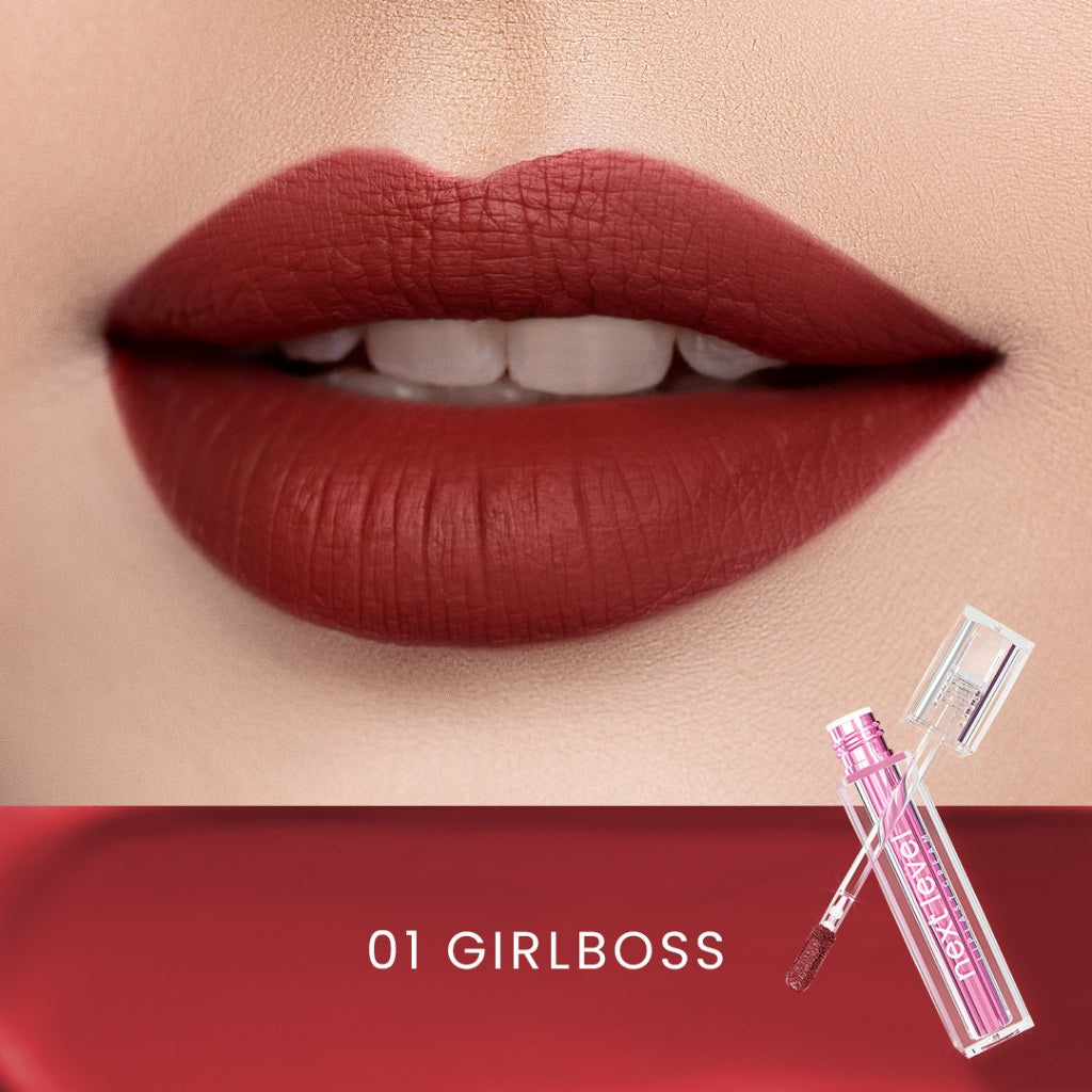 Hanasui Next Level Liplast Cream - Liplast Cream Tahan Lama Pigmented Matte Finish Maximum Coverage Ringan