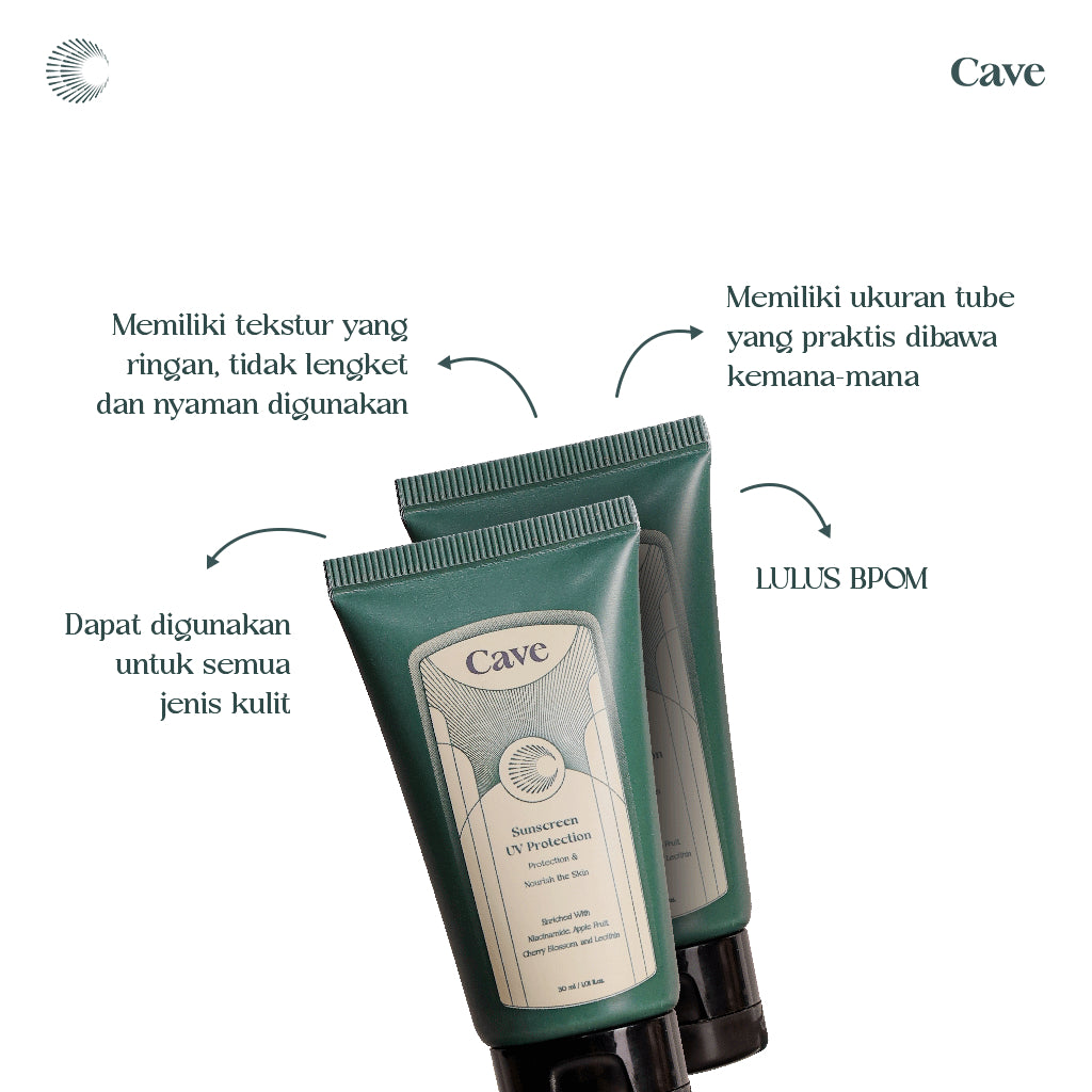 Cave Intense Bright Moisturizer + Sunscreen UV Protection