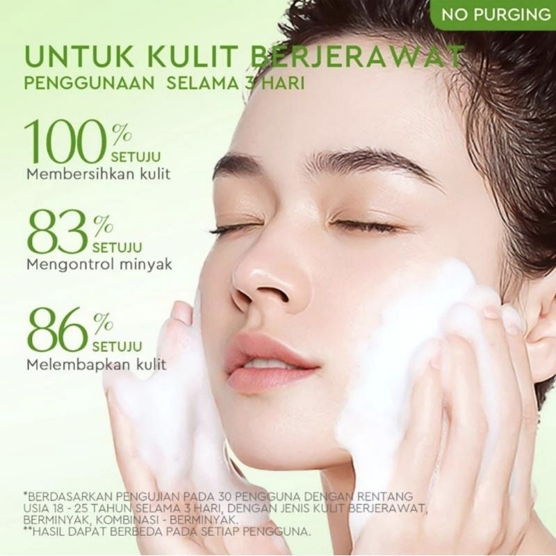Glad2Glow Gel Pembersih Wajah 70 ml