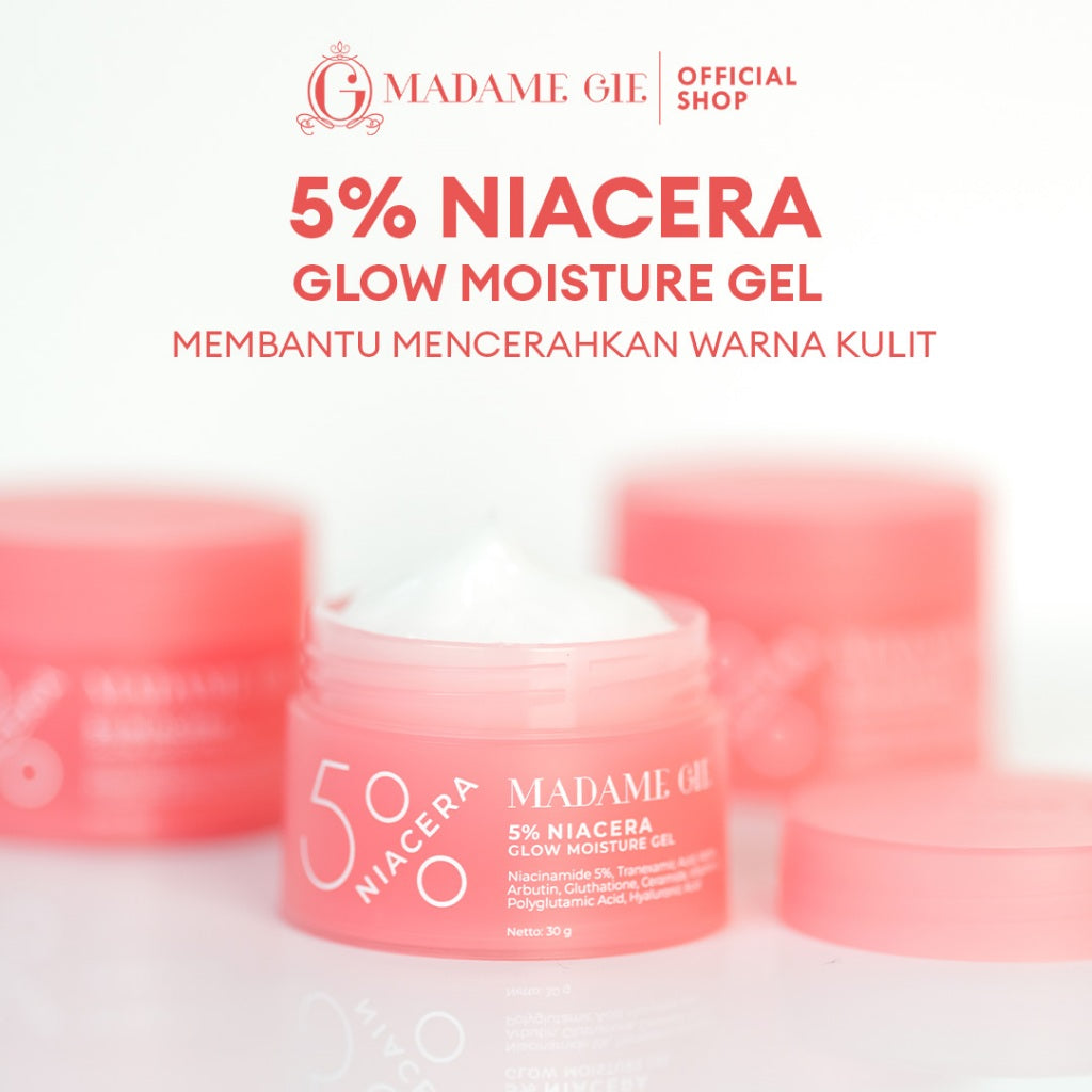 [READY STOCK] Madame Gie 5% Niacera Glow Moisture Gel - Skincare Pelembab dan Pencerah Wajah