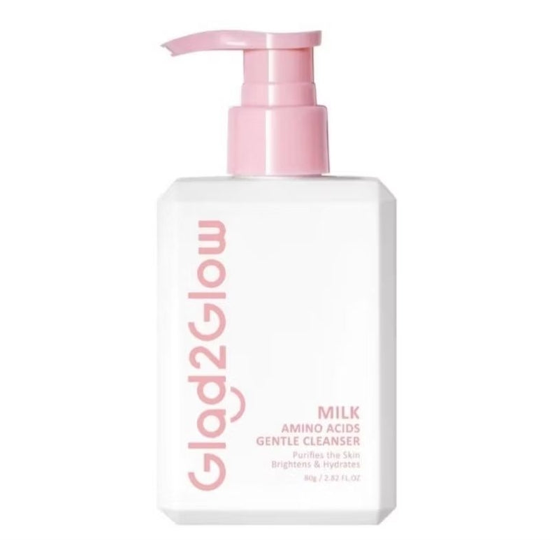 Glad2Glow Milk Amino Acids Pembersih Wajah 80 g