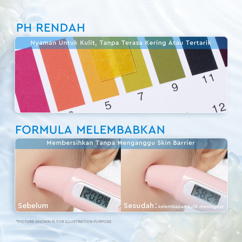 Glad2Glow Tremella Vita B5 Sensitive Calming Gel Cleanser facial wash skincare face wash sabun cuci muka cleansing balm exfoliating exfoliasi wajah sabun muka pembersih wajah Menenangkan kulit sensitif menghidrasi & menutrisi kulit g2glow official store