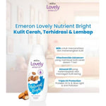 Emeron Lovely White UV Lotion Pelembap Tubuh Nutrient Bright Milk + Almond Oil 500 ml