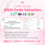 PINKRABBIT SOFTLENS NARA GREY - Normal, Minus 0.5 S/D 10.00 (1PCS/Sebelah) / Softlens / Soft Lens / Lensa Kontak / Soflen / Softlens normal minus / Lensa mata / Softlense