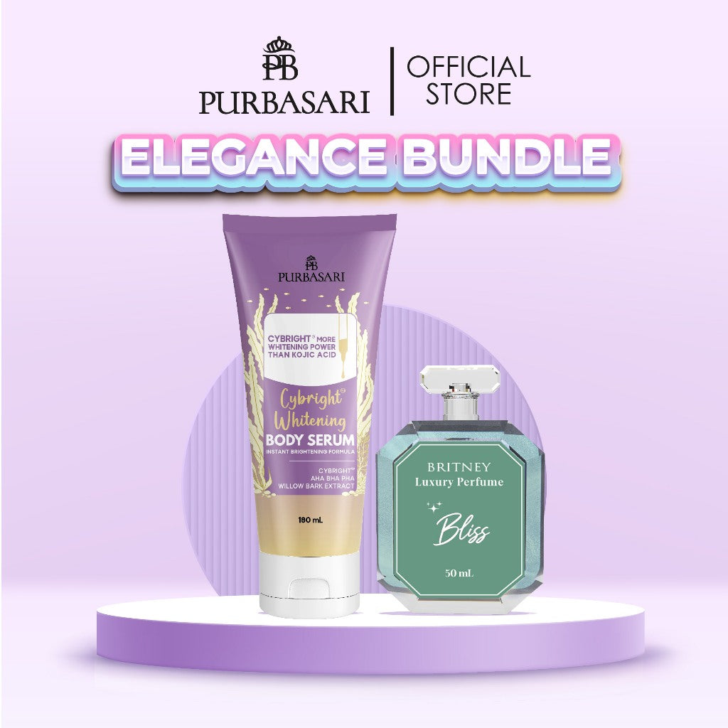 [Elegance Bundle] Purbasari Body Serum Cybright + Britney Luxury Parfume