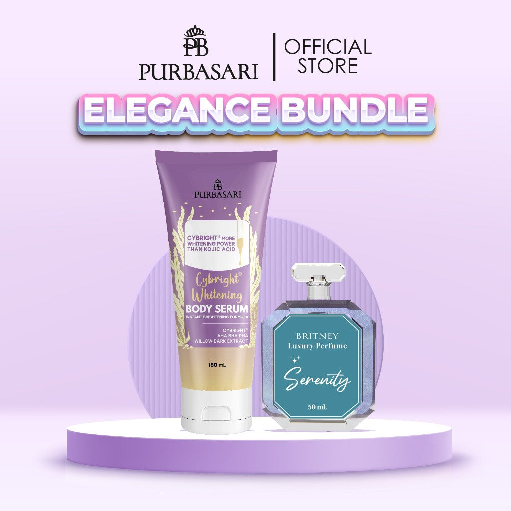 [Elegance Bundle] Purbasari Body Serum Cybright + Britney Luxury Parfume