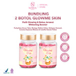 Noera Bundling 2 Botol Glow Me Skin Improved Formula | Kapsul Pencerah Kulit | Suplemen Pencerah Kulit | Booster Brightening | Obat Jerawat | Whitening Supplement