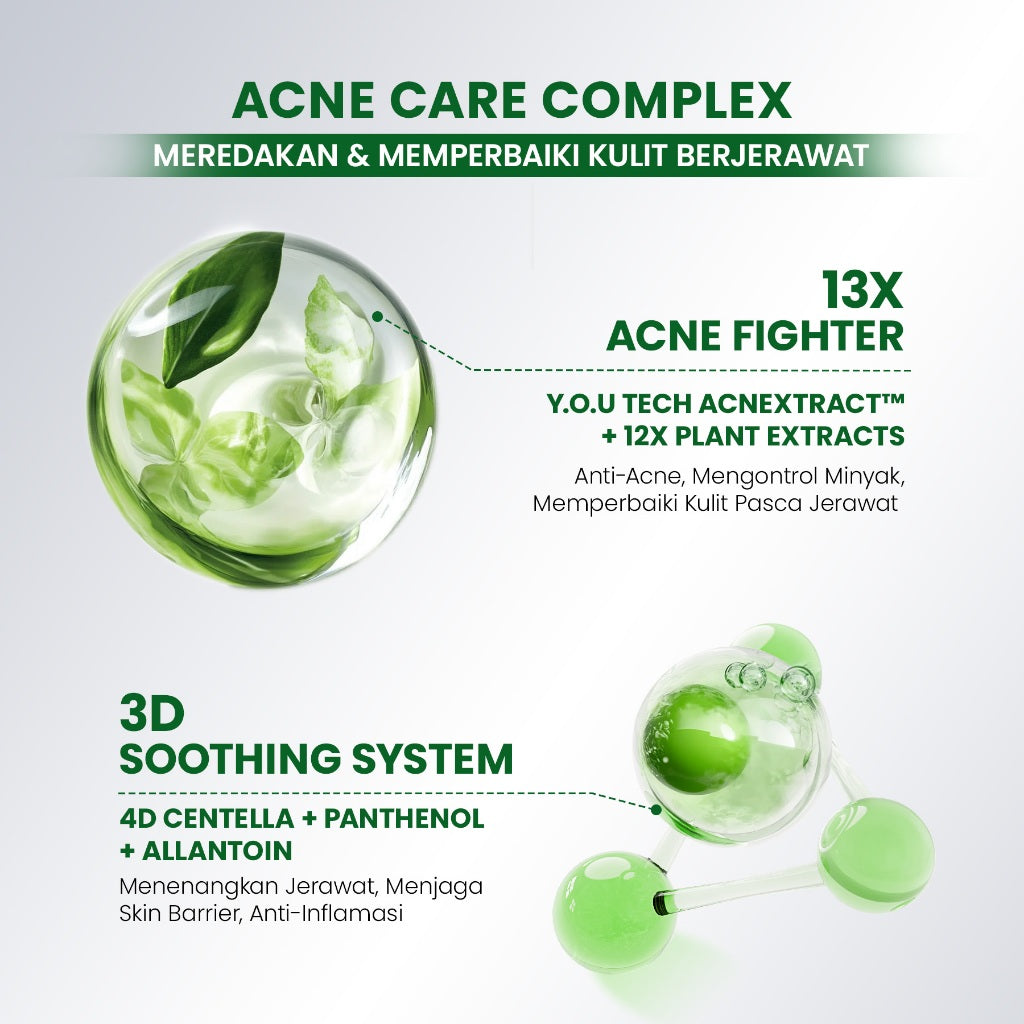 [NEW] YOU AcnePlus 5X Acid Toner Toner Acne Kulit Berminyak Berjerawat Obat Jerawat