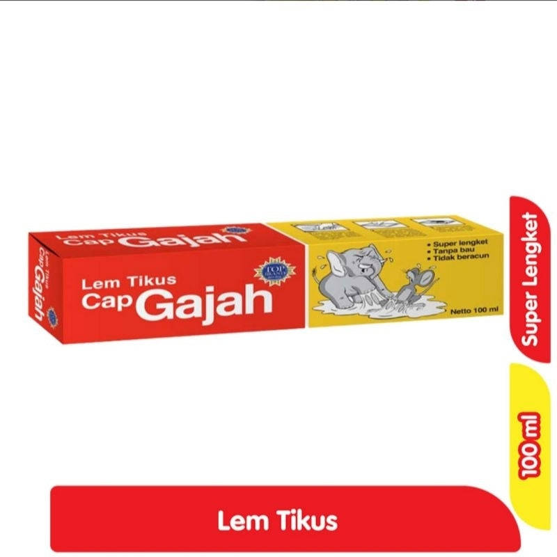 Lem Gajah Perangkap Tikus 100 Ml Super Lengket